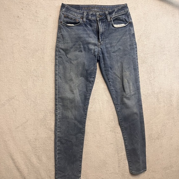 American Eagle Slim Men's Blue Jeans Size 30x32 Stretch - Picture 1 of 9